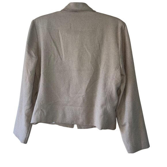 Hana Sport Vintage Womens Jacket Size 8 Tan Zipper Front Pockets Casual - Picture 9 of 10